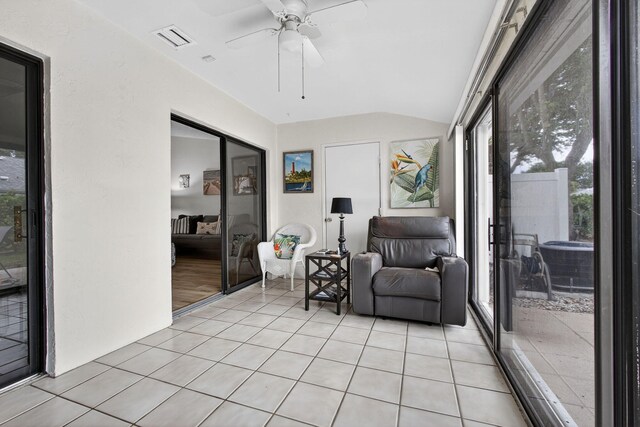 2640 Gately Dr W Unit 1604, West Palm Beach, FL 33415 - sunroom / solarium with lofted ceiling