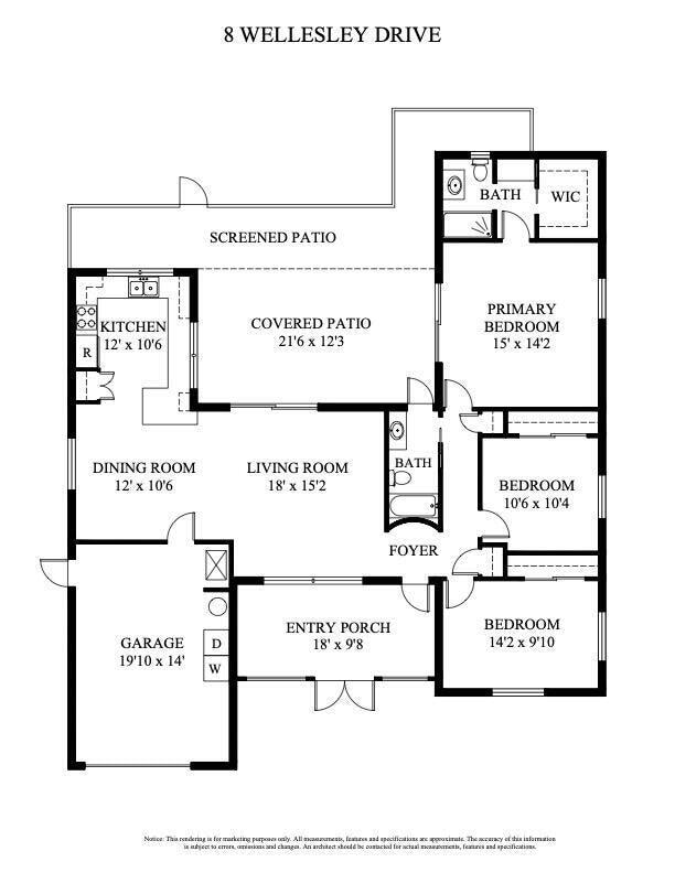 8 Wellesley Dr, Lake Worth Beach, FL 33460 - view of room layout