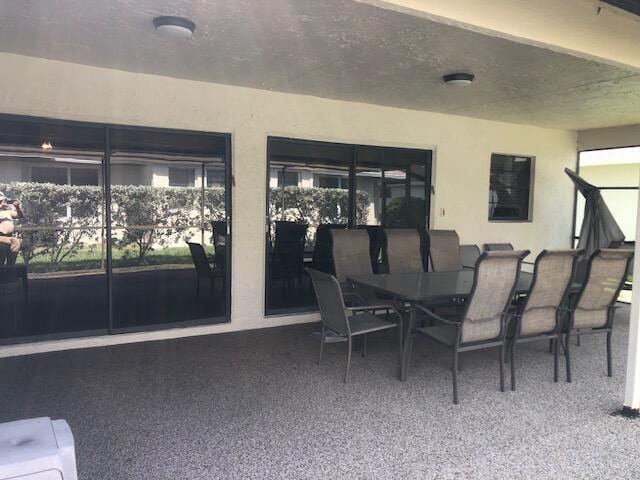 7992 Chula Vista Cres, Boca Raton, FL 33433 - view of patio / terrace featuring outdoor dining space