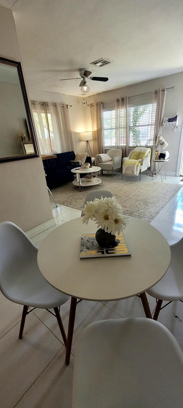 440 NE 1st Ave, Fort Lauderdale, FL 33301 - living room featuring ceiling fan