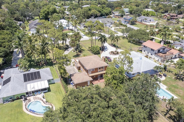 5176 Palm Way N, Lake Worth, FL 33463 - aerial view of property and surrounding area with a pool and nearby suburban area