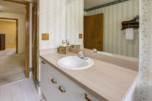 5176 Palm Way N, Lake Worth, FL 33463 - bathroom with vanity and tile patterned flooring