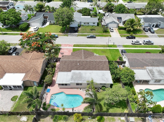 5330 NW 31st St, Margate, FL 33063 - aerial perspective of suburban area featuring a pool