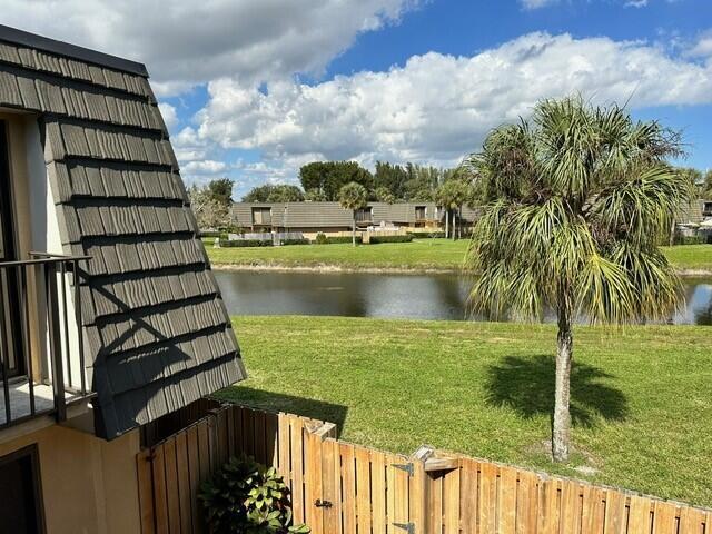 3819 38th Way, West Palm Beach, FL 33407 - view of yard with a water view