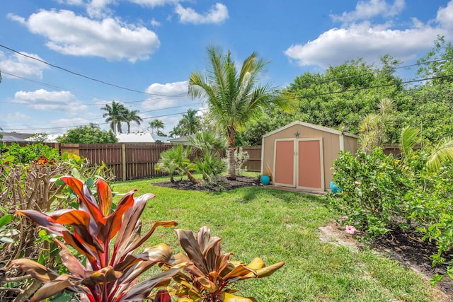 1070 SW Jennifer Ter, Port Saint Lucie, FL 34953 - fenced backyard featuring a shed