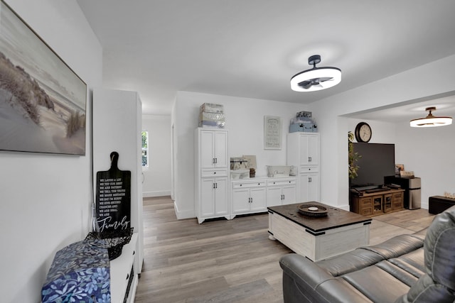 2626 Garfield St, Hollywood, FL 33020 - living room with light wood-style floors