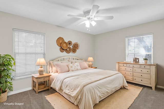1360 39th Ave, Vero Beach, FL 32960 - bedroom featuring carpet and ceiling fan