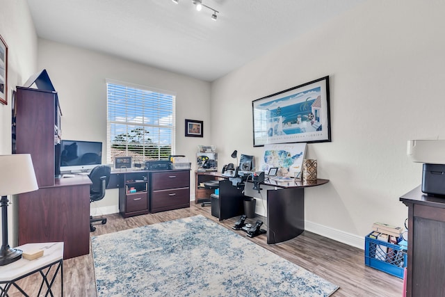 6458 SW Key Deer Ln, Palm City, FL 34990 - home office with wood finished floors