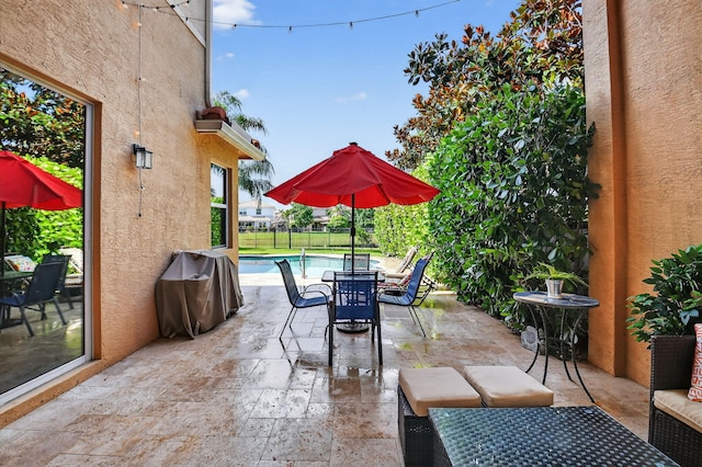 8110 Brigamar Isles Ave, Boynton Beach, FL 33473 - view of patio featuring area for grilling