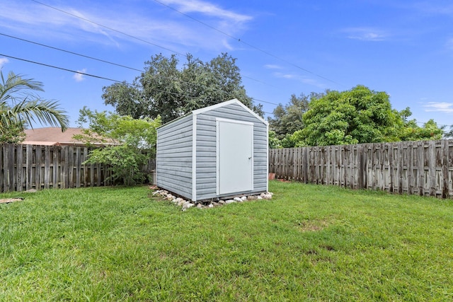 397 SW Jeanne Ave, Port Saint Lucie, FL 34953 - fenced backyard with a shed