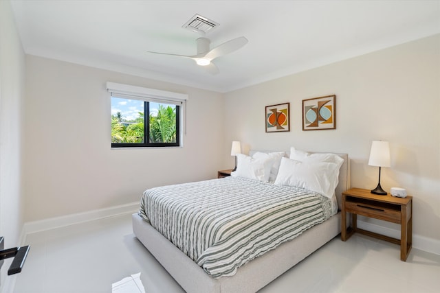 910 SW 21st St, Boca Raton, FL 33486 - bedroom featuring a ceiling fan and baseboards