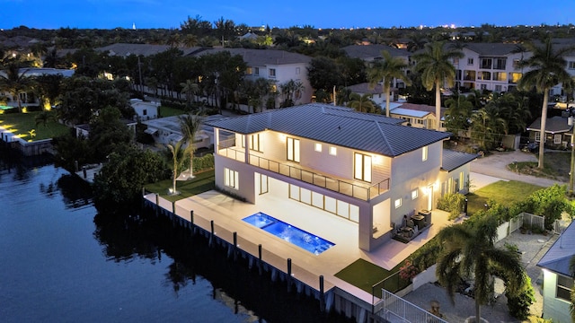 811 Chukker Rd, Delray Beach, FL 33483 - aerial perspective of suburban area featuring a nearby body of water