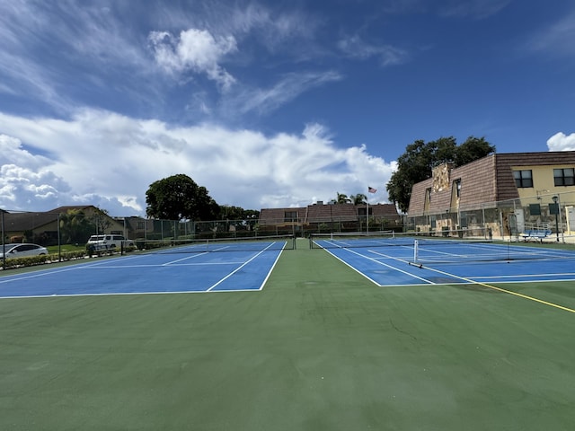 674 Springdale Cir, Palm Springs, FL 33461 - view of tennis court