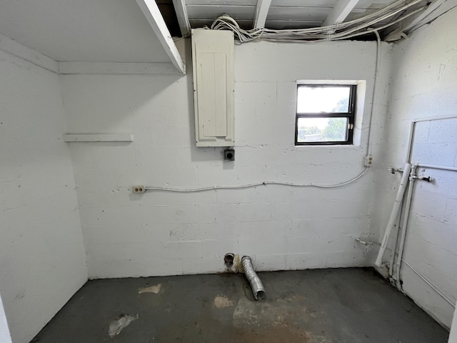 5163 Marion Pl, West Palm Beach, FL 33407 - laundry room featuring electric dryer hookup and electric panel