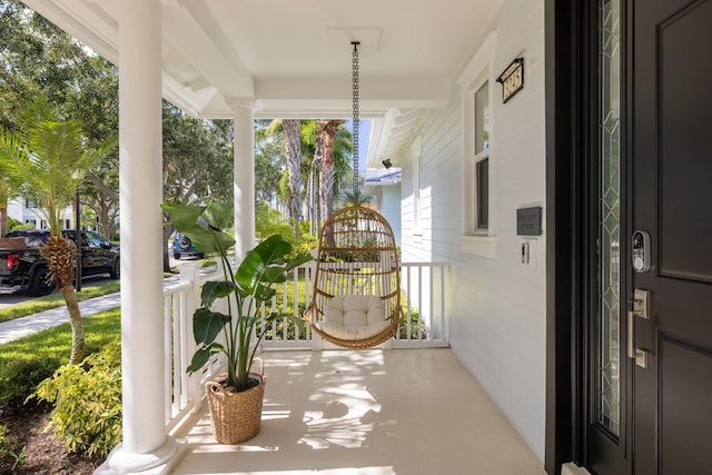 3245 Wymberly Dr, Jupiter, FL 33458 - view of covered porch