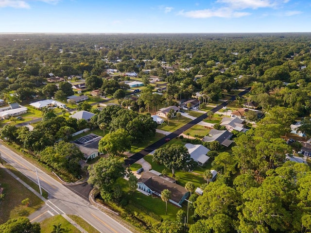 1546 35th Ave, Vero Beach, FL 32960 - aerial view of property and surrounding area with nearby suburban area
