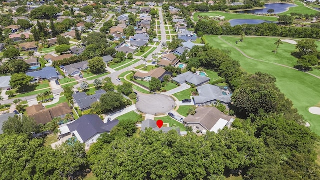 17516 Birchwood Dr, Boca Raton, FL 33487 - aerial view of property and surrounding area with nearby suburban area, a golf club, and a large body of water