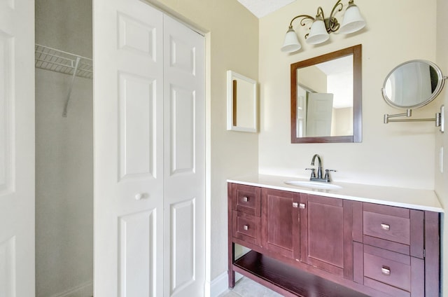 1669 SE N Blackwell Dr, Port Saint Lucie, FL 34952 - bathroom with vanity and baseboards