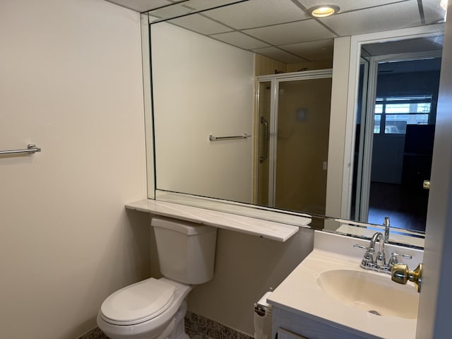 64 Waterford C, Delray Beach, FL 33446 - bathroom featuring vanity and a stall shower