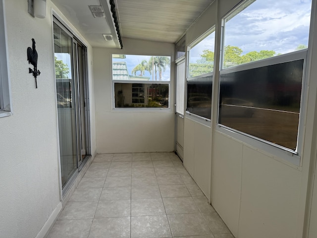 64 Waterford C, Delray Beach, FL 33446 - view of unfurnished sunroom
