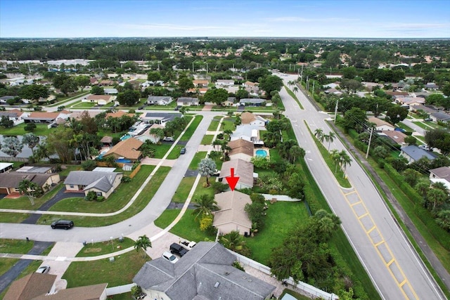 19309 Carolina Cir, Boca Raton, FL 33434 - aerial overview of property's location featuring nearby suburban area