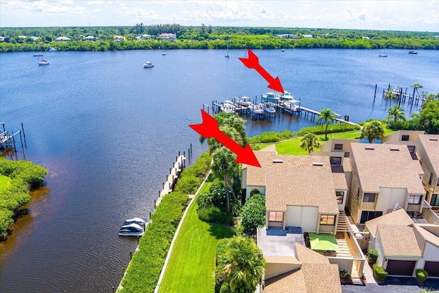 1102 SE Mitchell Ave Unit 302, Port Saint Lucie, FL 34952 - drone / aerial view of a nearby body of water