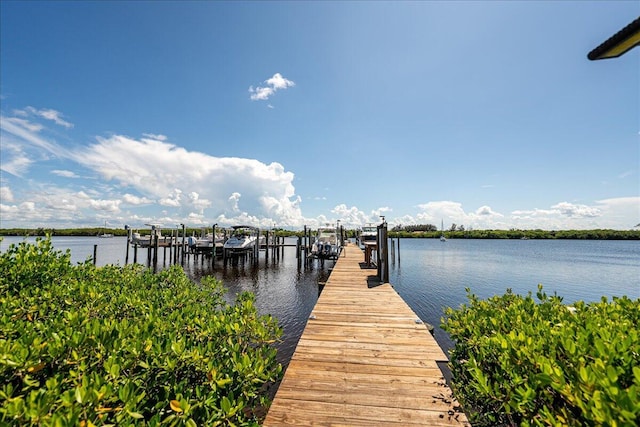 1102 SE Mitchell Ave Unit 302, Port Saint Lucie, FL 34952 - dock with boat lift and a water view