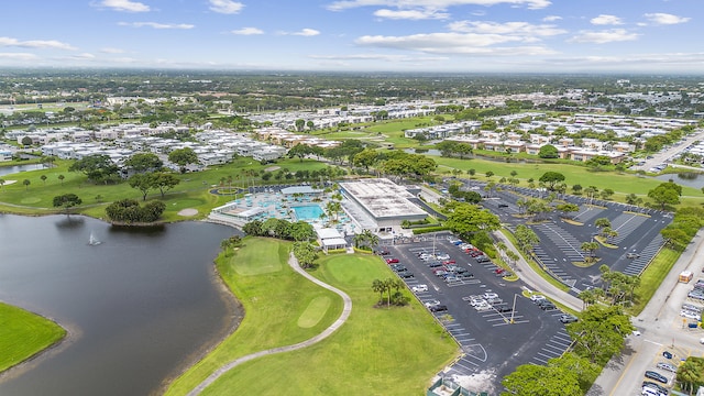 501 Normandy K, Delray Beach, FL 33484 - aerial view of a large body of water and a golf course