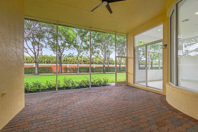 8873 Via Brilliante, Wellington, FL 33411 - view of unfurnished sunroom