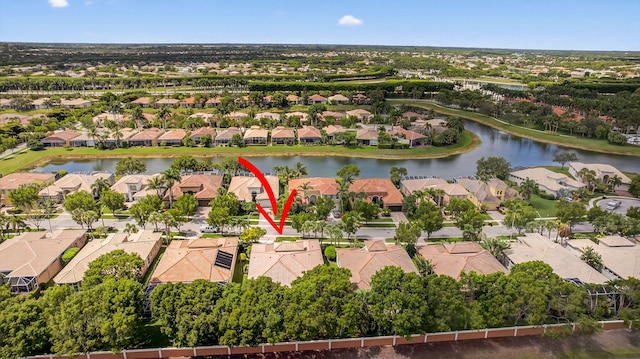 8873 Via Brilliante, Wellington, FL 33411 - aerial view of property's location featuring nearby suburban area and a large body of water