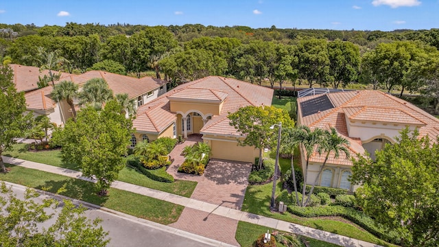 8873 Via Brilliante, Wellington, FL 33411 - view from above of property featuring a heavily wooded area