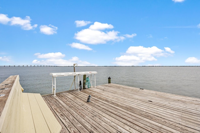 671 Indian River Dr, Melbourne, FL 32935 - dock area featuring a water view