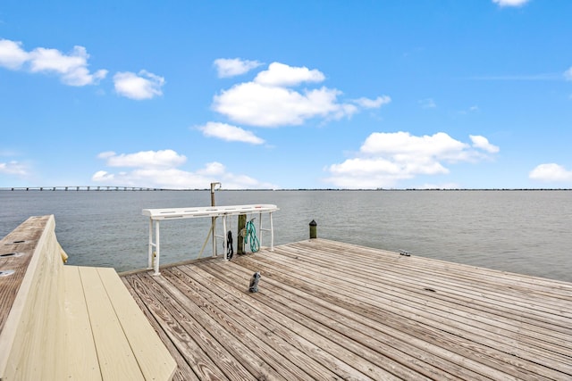671 Indian River Dr, Melbourne, FL 32935 - dock area featuring a water view