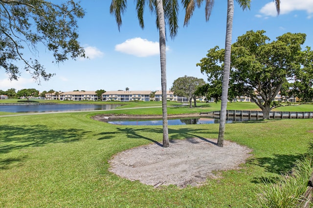 17213 Balboa Point Way, Boca Raton, FL 33487 - view of community featuring a water view and a lawn