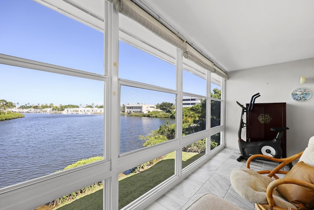 2800 Indian River Blvd Unit 7T, Vero Beach, FL 32960 - sunroom with a water view