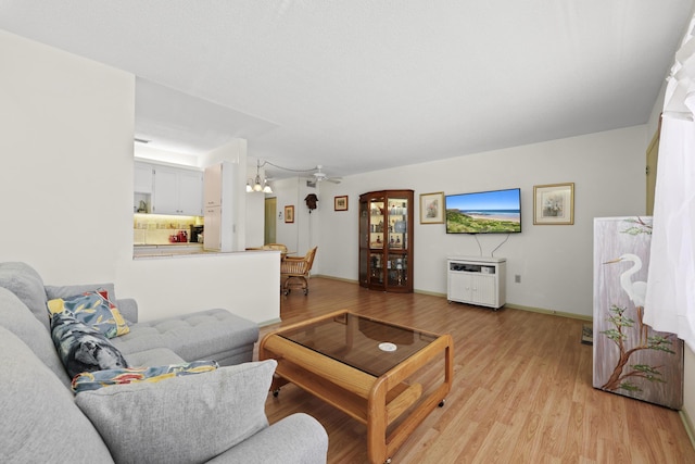 2800 Indian River Blvd Unit 7T, Vero Beach, FL 32960 - living room with light wood-style flooring and baseboards