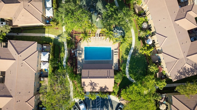 6964 Julia Gardens Dr, Coconut Creek, FL 33073 - drone / aerial view of a pool area