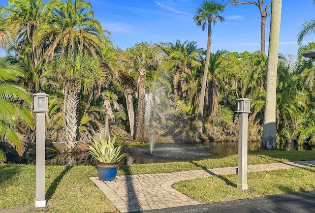 420 Hawthorne Ln, Vero Beach, FL 32962 - view of home's community with a yard and a water view