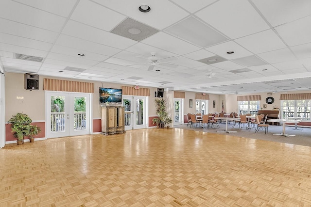 420 Hawthorne Ln, Vero Beach, FL 32962 - building lobby featuring a drop ceiling