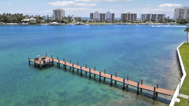 300 Intracoastal Pl Unit 204, Jupiter, FL 33469 - dock featuring a water view