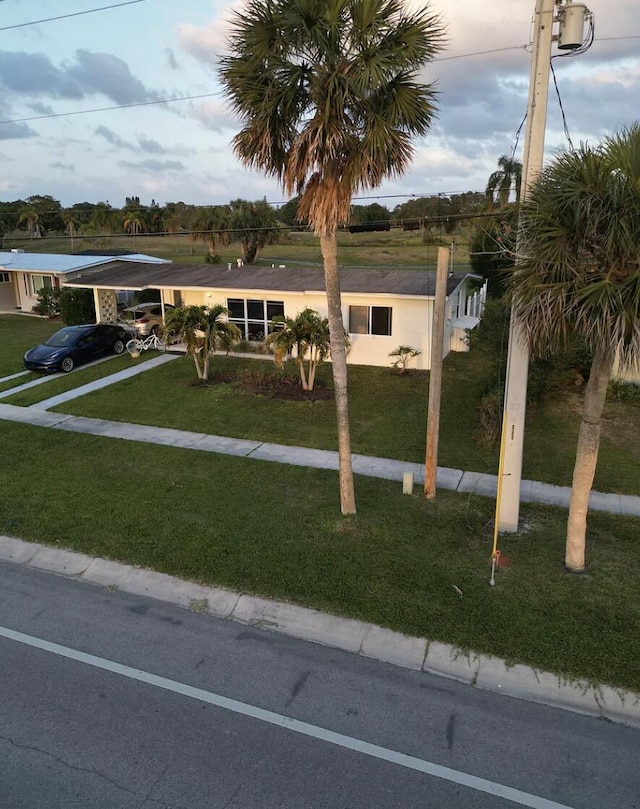 2931 SE Morningside Blvd, Port Saint Lucie, FL 34952 - view of front of property with a front lawn