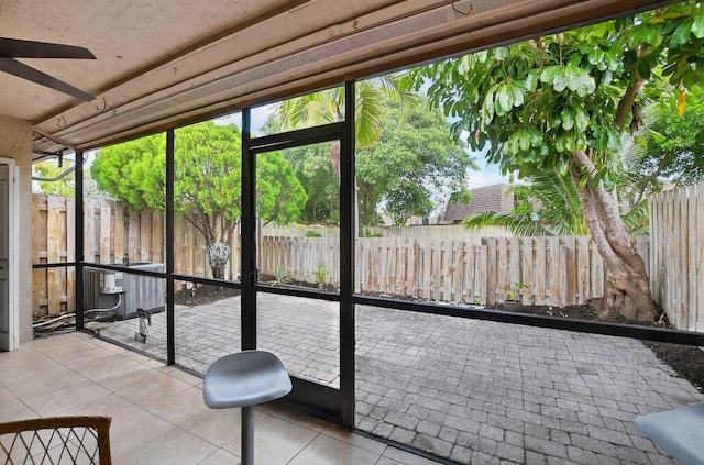1005 NW 53rd St, Deerfield Beach, FL 33064 - view of unfurnished sunroom