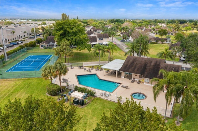1005 NW 53rd St, Deerfield Beach, FL 33064 - drone / aerial view of a pool