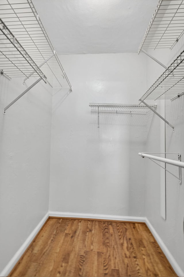 28 Yacht Club Dr Unit 409, North Palm Beach, FL 33408 - walk in closet featuring wood finished floors