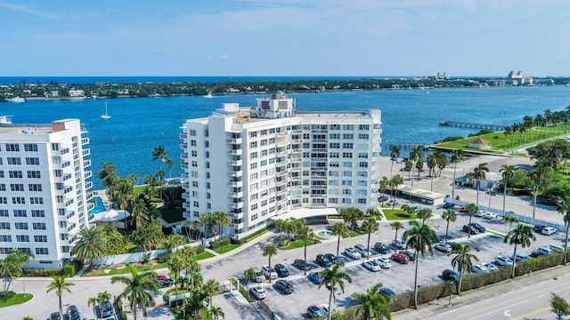 2600 N Flagler Dr Unit Ph13, West Palm Beach, FL 33407 - drone / aerial view of apartment complex / building and a large body of water