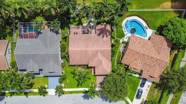 6572 Brookhurst Cir, Lake Worth, FL 33463 - aerial view of a pool