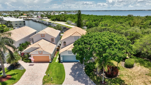 163 Pepper Ln, Jensen Beach, FL 34957 - aerial view of residential area with a nearby body of water