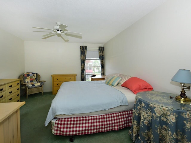 2 Golfs Edge Unit F, West Palm Beach, FL 33417 - bedroom with carpet and ceiling fan