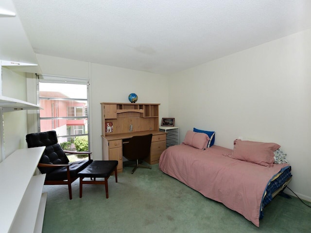 2 Golfs Edge Unit F, West Palm Beach, FL 33417 - bedroom with light carpet and an office area