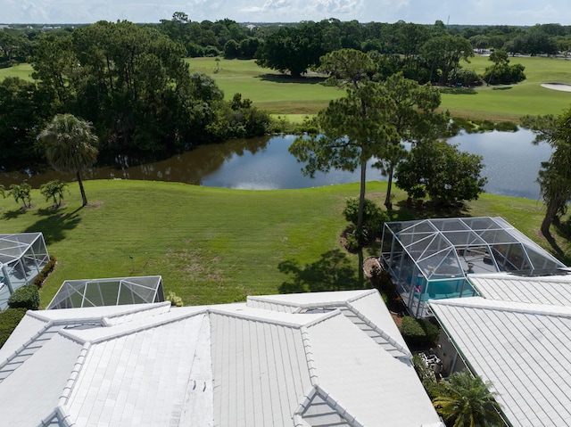 407 SW Fairway Lndg, Port Saint Lucie, FL 34986 - aerial view of a nearby body of water and a local golf course
